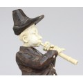 ansamblu de statuete " Klezmer Band". sculptura in fildes si lemn. cca 1900